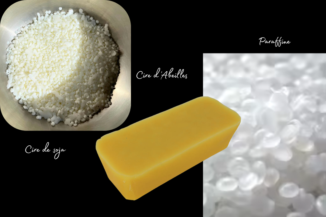Les différences entre cire de soja, paraffine, et cire d'abeille