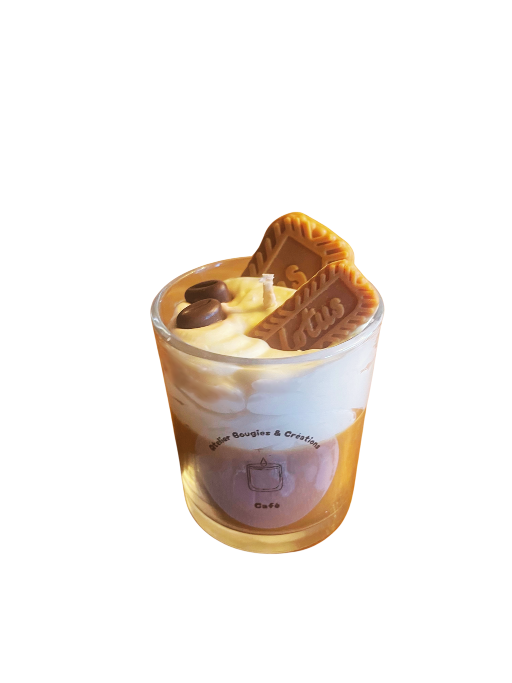 Bougie café gourmand ☕️ ｜Cire de soja naturelle ｜Atelier bougies & créations