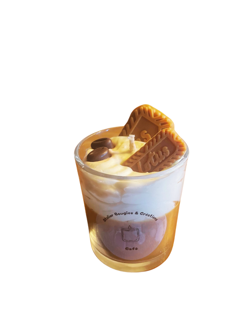 Bougie café gourmand ☕️ ｜Cire de soja naturelle ｜Atelier bougies & créations