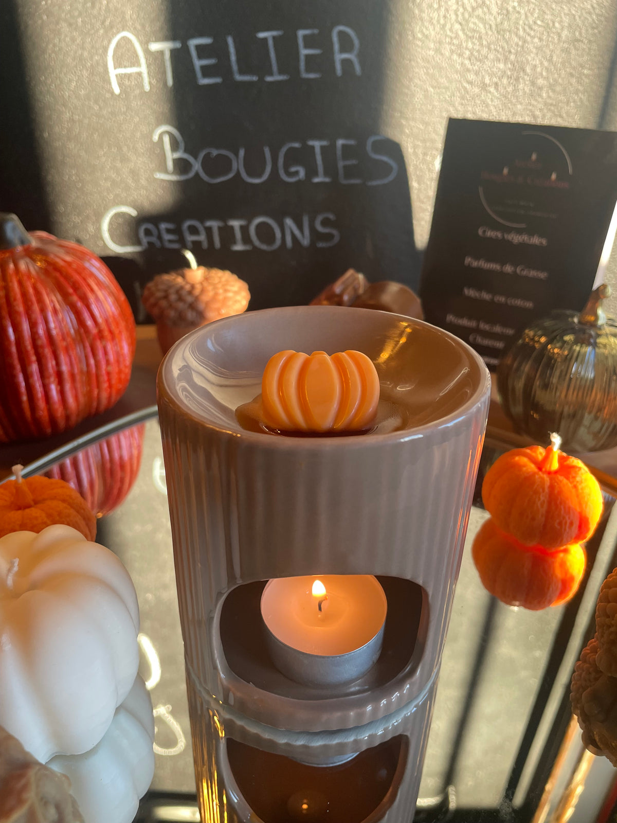 Coffret Fondants d'Automne | 9 fondants en cire de soja | Atelier Bougies & Créations