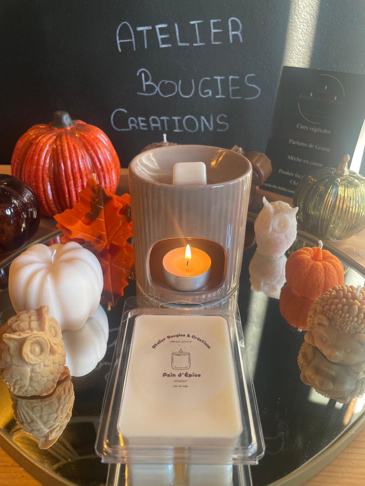 Fondant Pain d’Épices | Cire de soja naturelle | Atelier Bougies & Créations