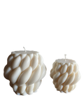 Bougie Écorces Torsadées 🕯️ | Personnalisable | Cire de Soja naturelle | Atelier Bougies & Créations