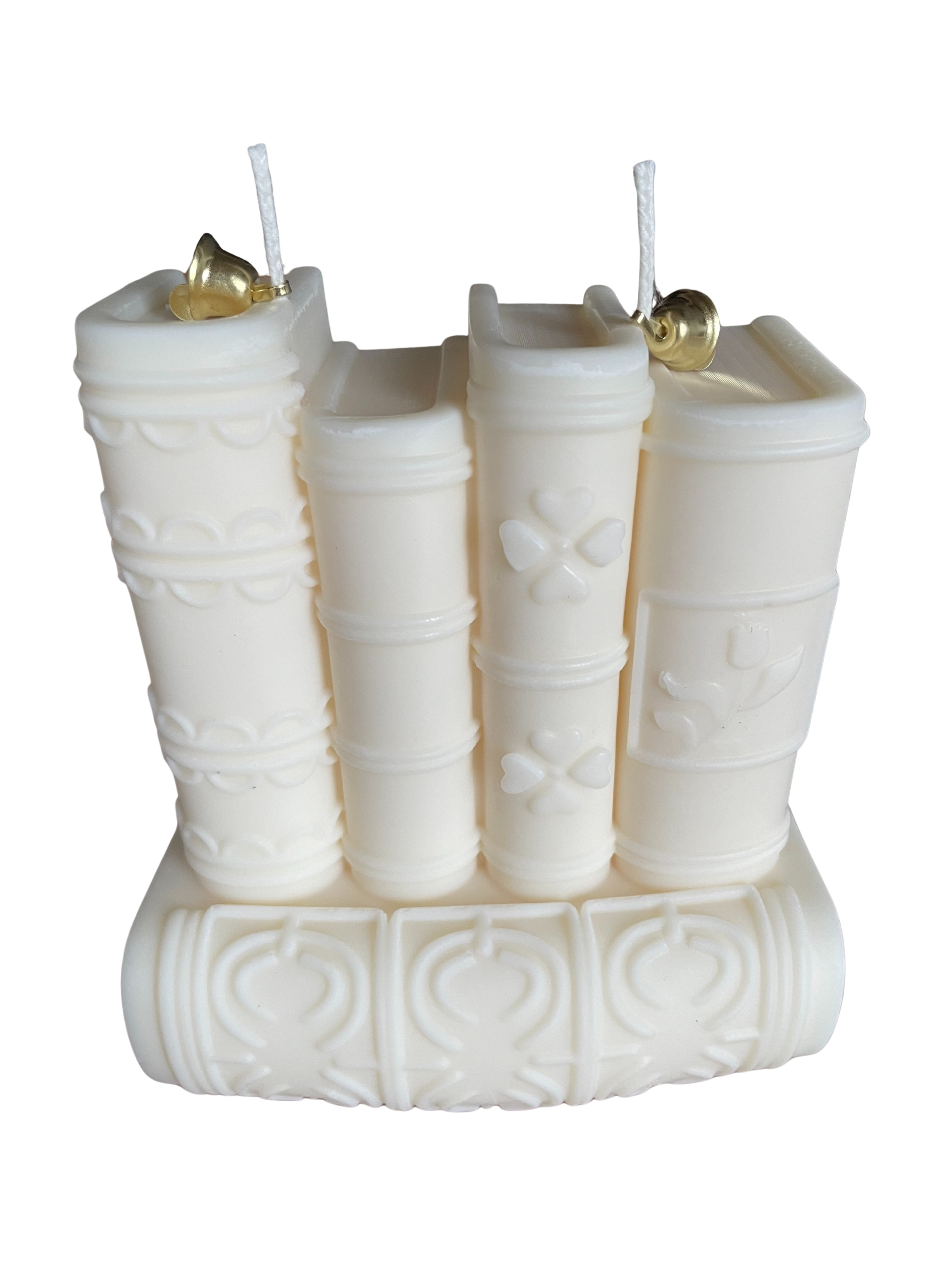 Bougie Roman de Cire 🕯️ | Personnalisable | Cire de Soja naturelle | Atelier Bougies & Créations