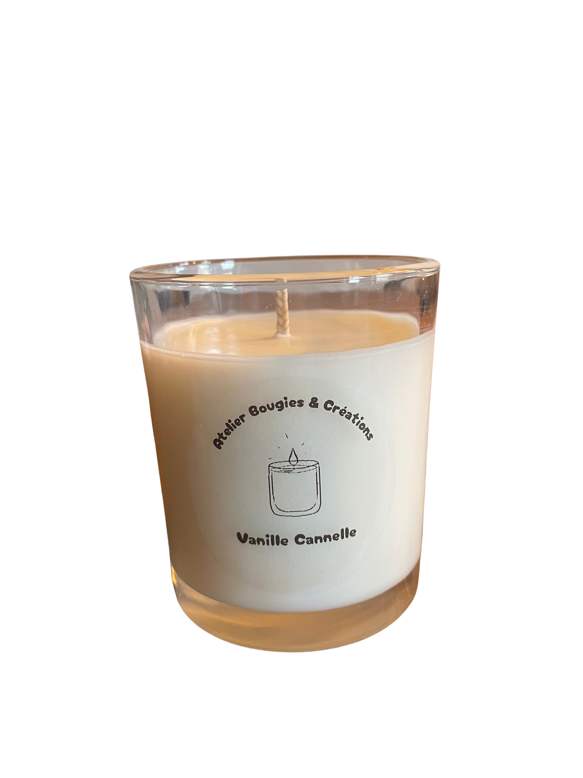 Bougie Vanille Cannelle 🌟 | Cire de Soja naturelle | Atelier Bougies & Créations